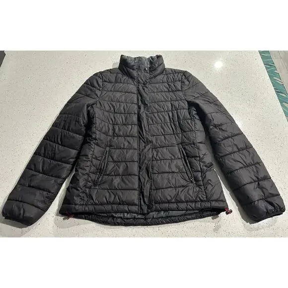 American Eagle Women's Long Sleeve Full Zipper Black Puffer Jacket Size: XL - Picture 1 of 2